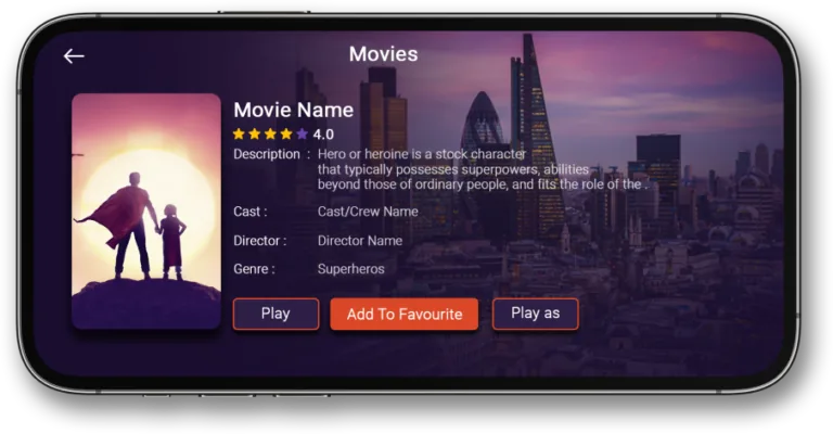 Playback controls in the mobile streaming player
